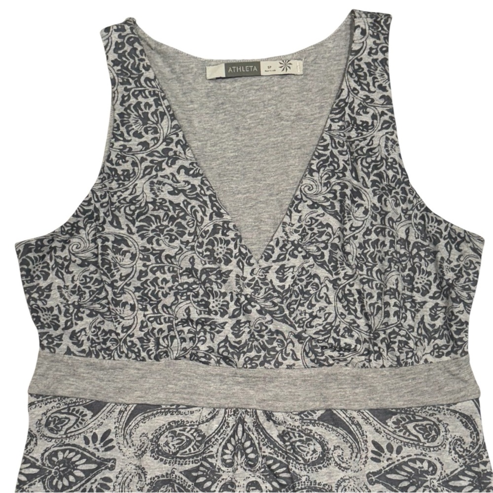 NWT Athleta Las Palmas Dress Gray, Size SP - Picture 4 of 5